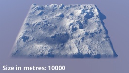 Size in metres = 10,000 (default)