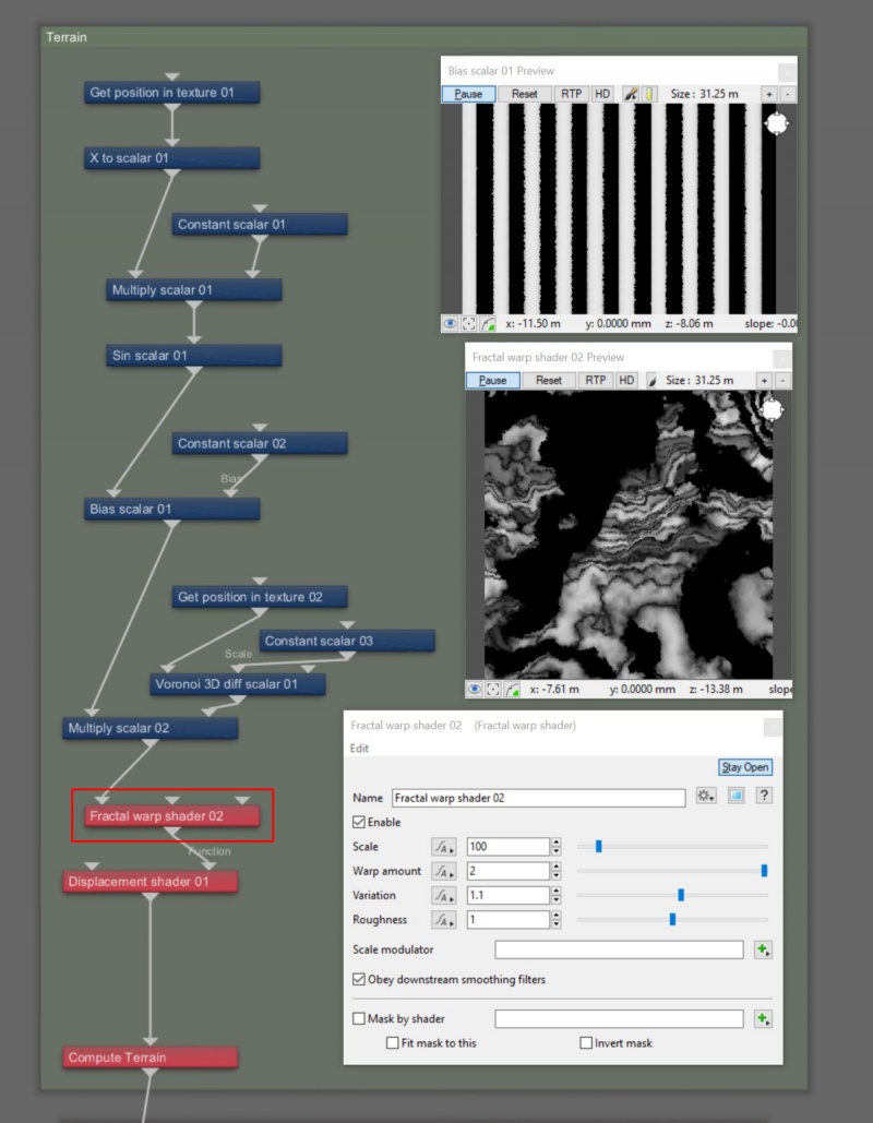 Node Network view of Step 05 - rows.