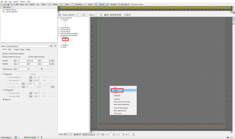 Select all the keyframes, then copy them to the clipboard.