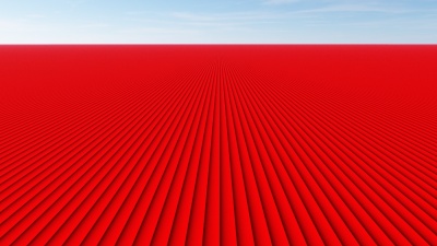 Rendering showing values applied to surface ranging from 0 to 1, completely dark to completely bright.