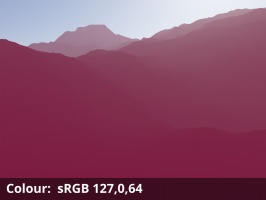 Colour = sRGB 127,0,64