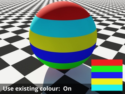 Use existing colour checked.