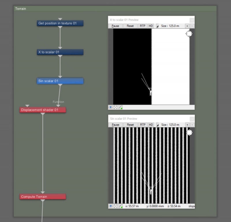 Node Network view Step 01 - rows.