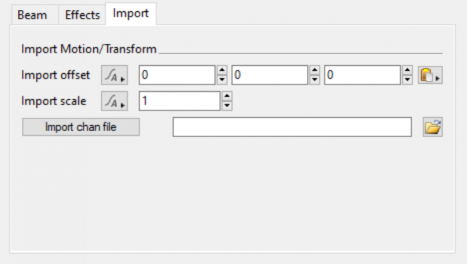 Import Tab